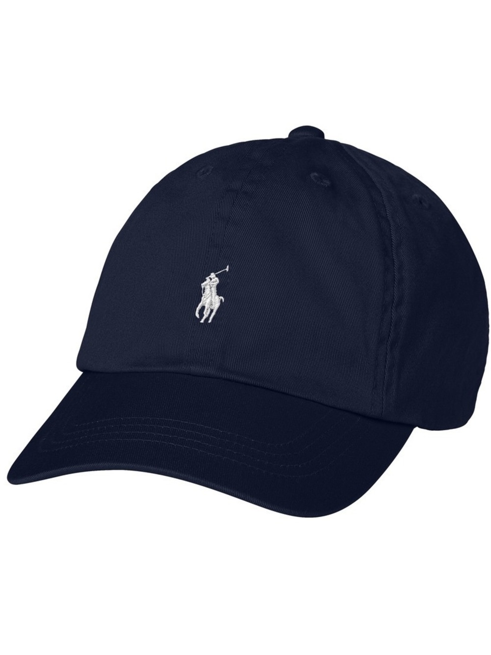 Polo by Ralph Lauren Navy Baseball Cap with White Pony Embroidery